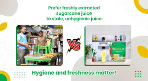 Prefer freshly taken out sugarcane juice over stale unhygienic juice