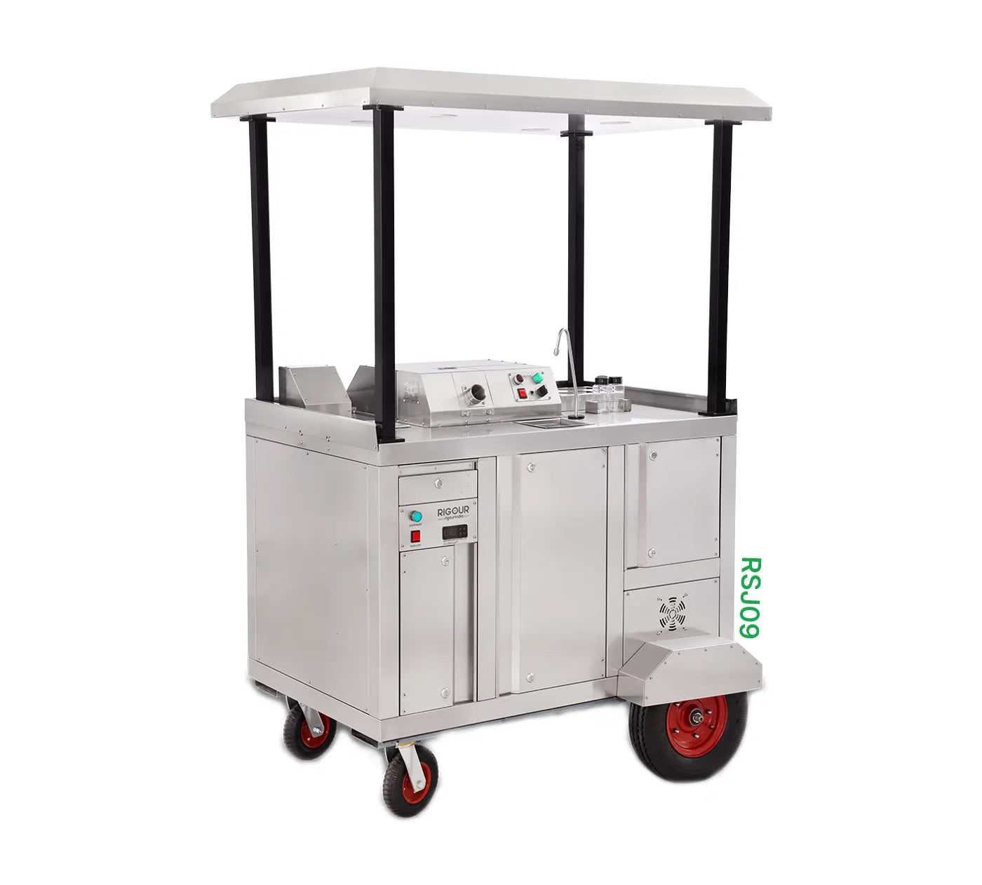 Cane cart sugarcane juice machine RSJ09 front view