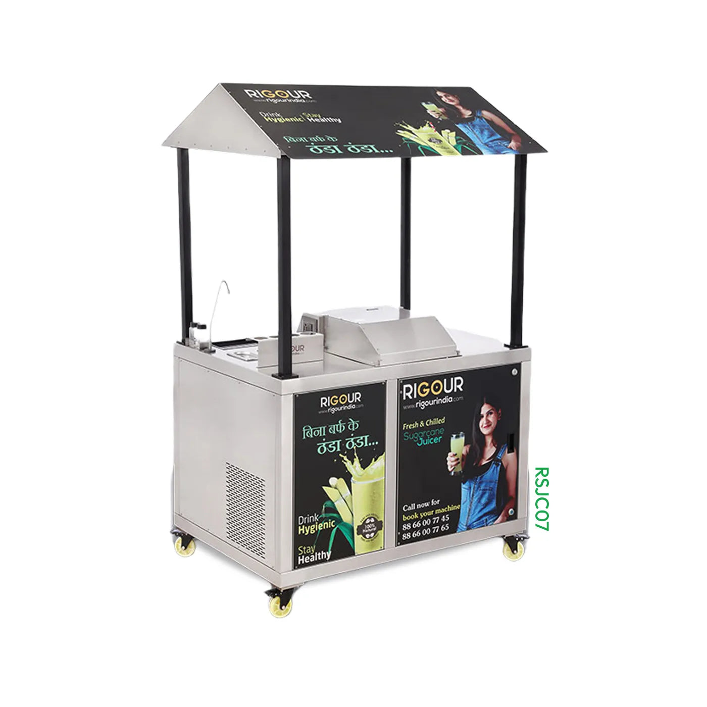 Cane Stall commercial sugarcane juice extractor machine