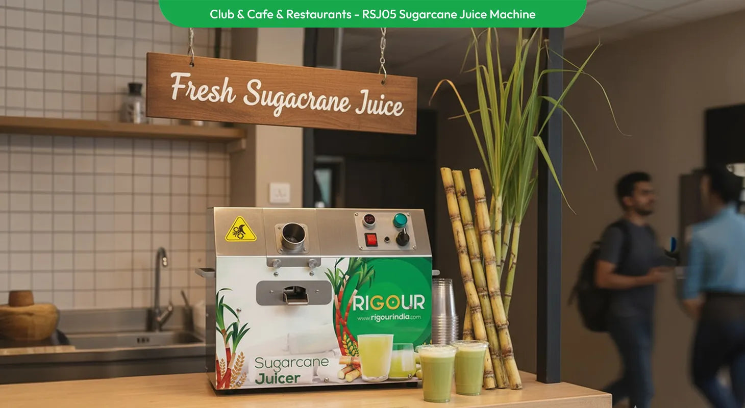 Nano sugarcane juice machine for club cafe and restaurant