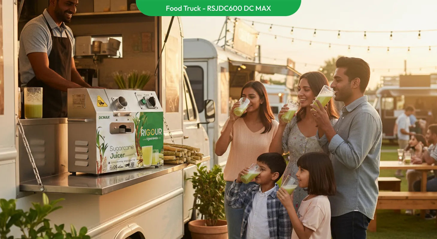 DC MAX sugarcane juice machine for food truck