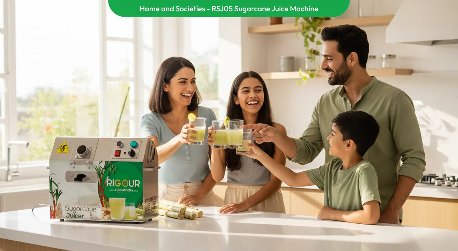 Sugarcane juice machine for home and housing societies