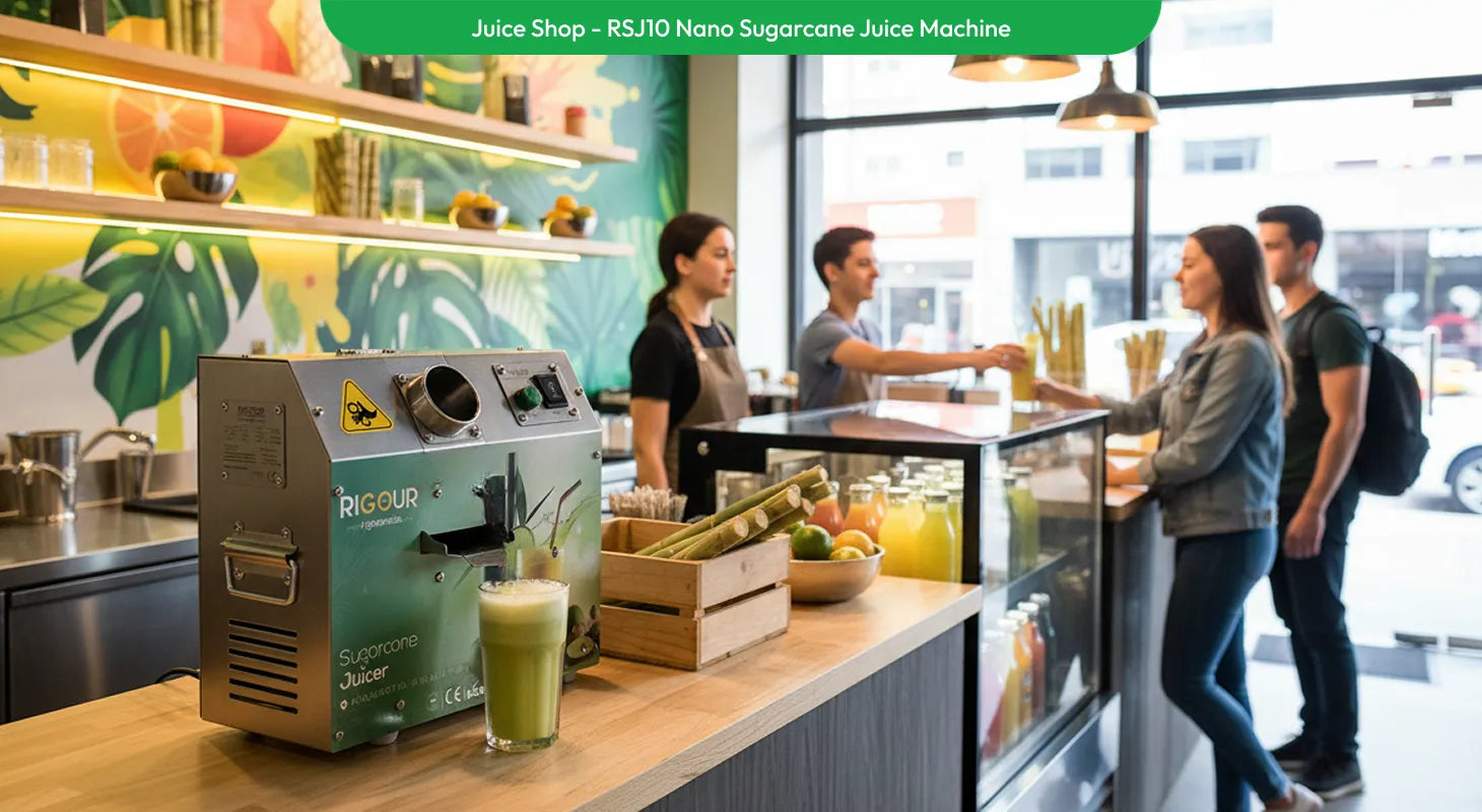 Nano sugarcane juice machine for juice shop
