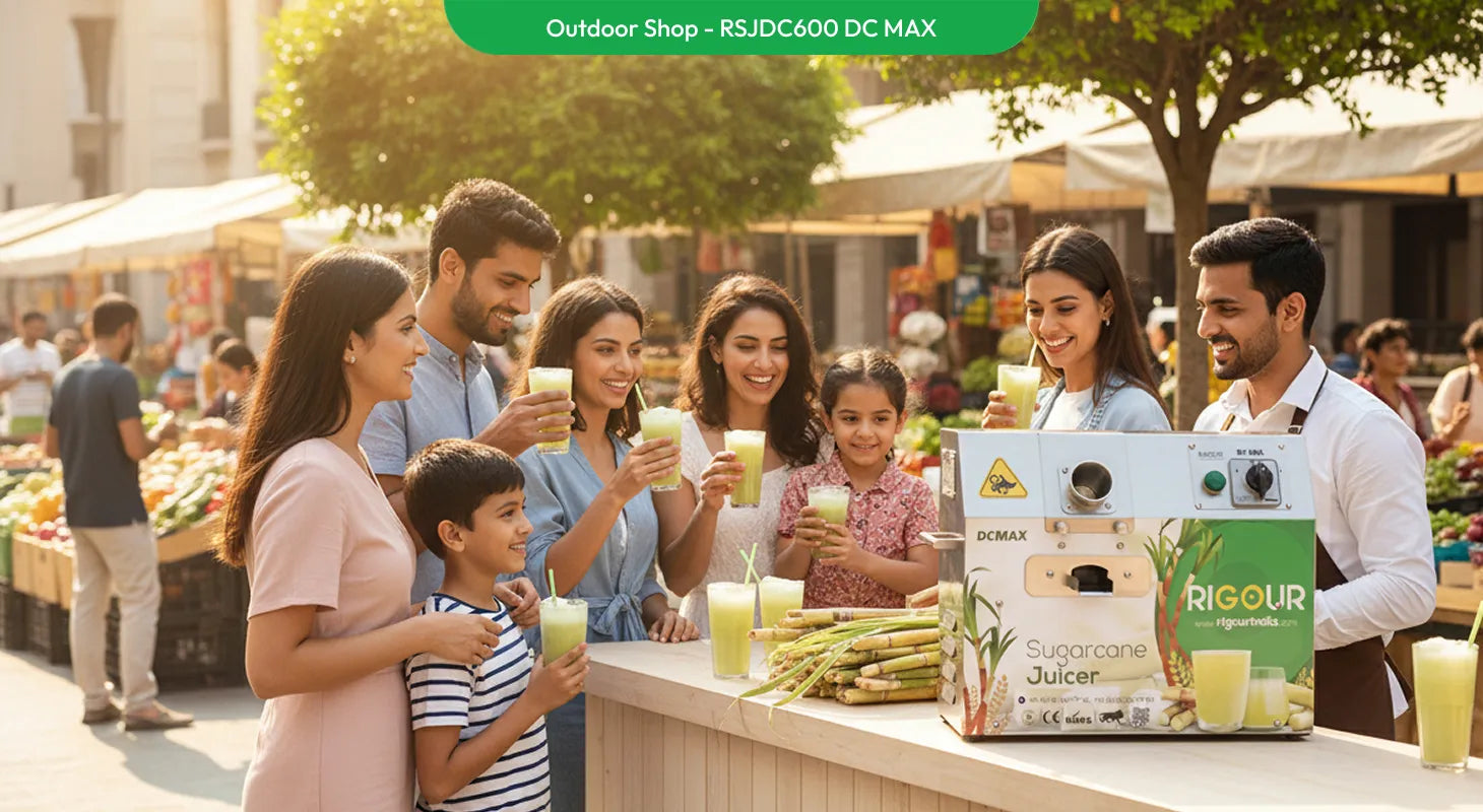 DC MAX sugarcane juice machine for outdoor shops