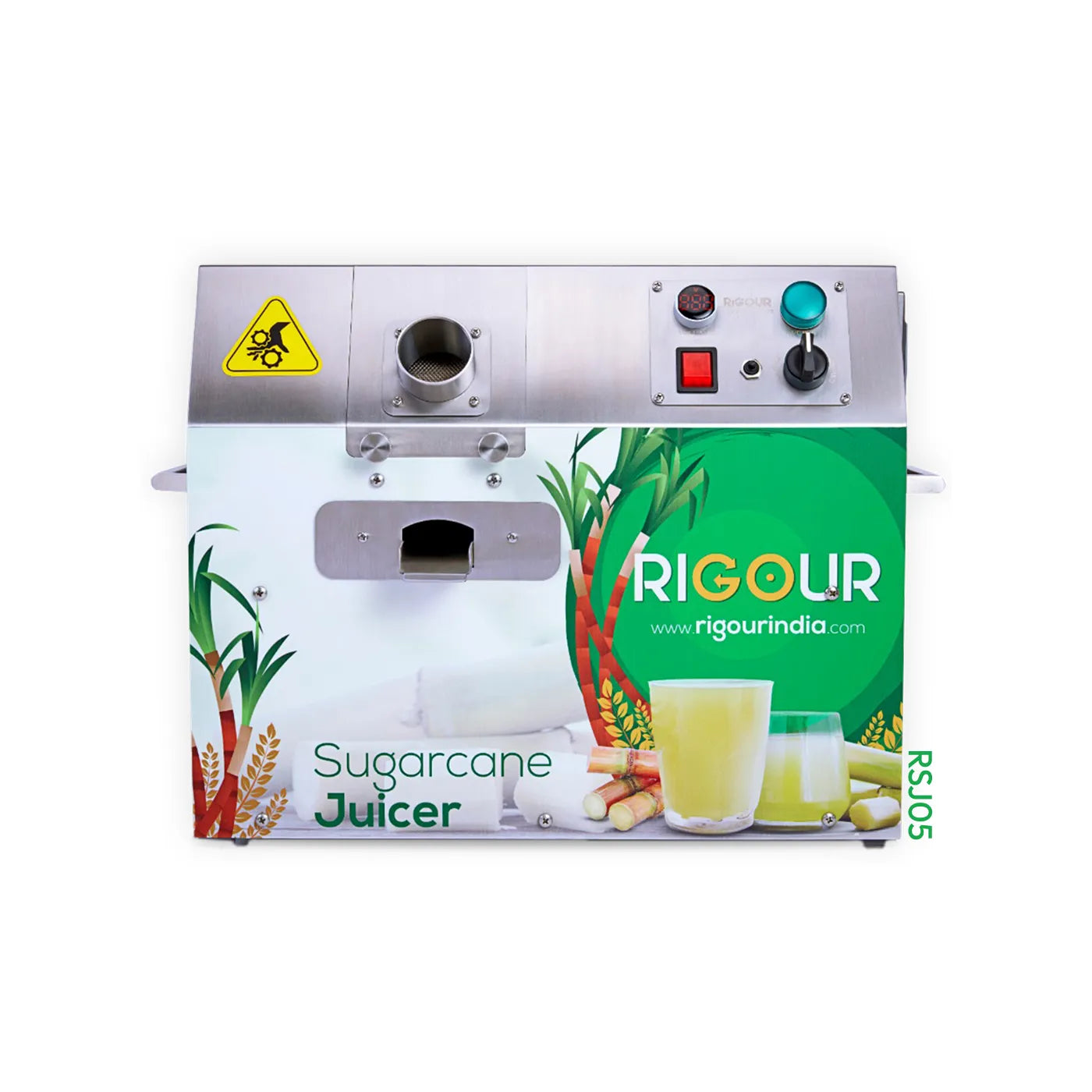 Rigour India commercial sugarcane juice machine product image
