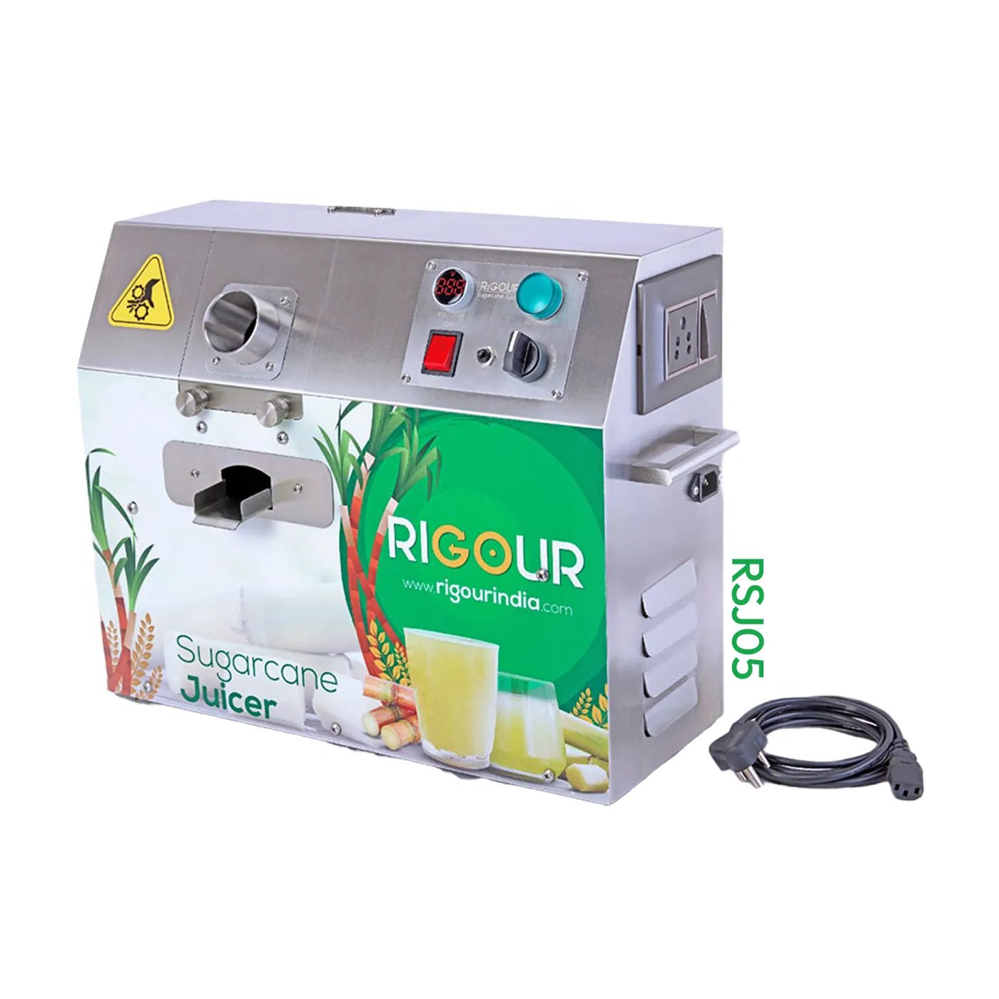 Rigour India commercial sugarcane juice machine product image